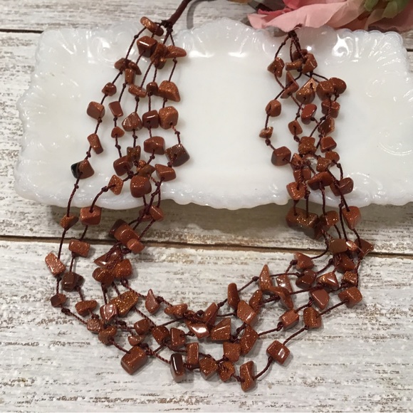🌸[2/$30.00]🌸 Goldstone Necklace - Picture 1 of 6